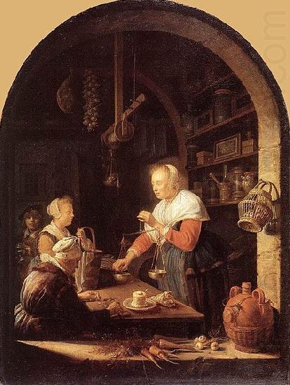 The Grocer's Shop, Gerard Dou